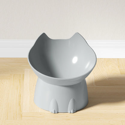 Elevated Cat Bowl – Anti-Tip Raised Feeding Dish – product detail 11