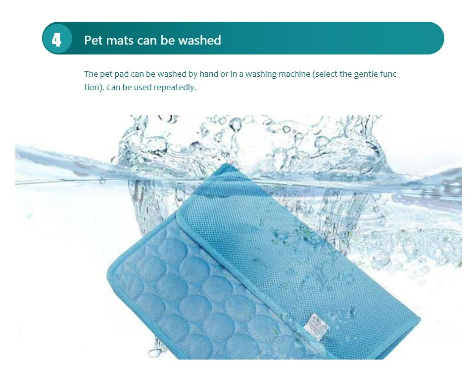 Self-Cooling Pet Mat – Summer Pad for Dogs & Cats – product view 14