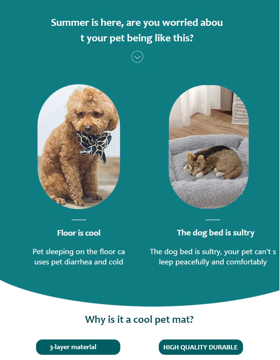 Self-Cooling Pet Mat – Summer Pad for Dogs & Cats – product view 8