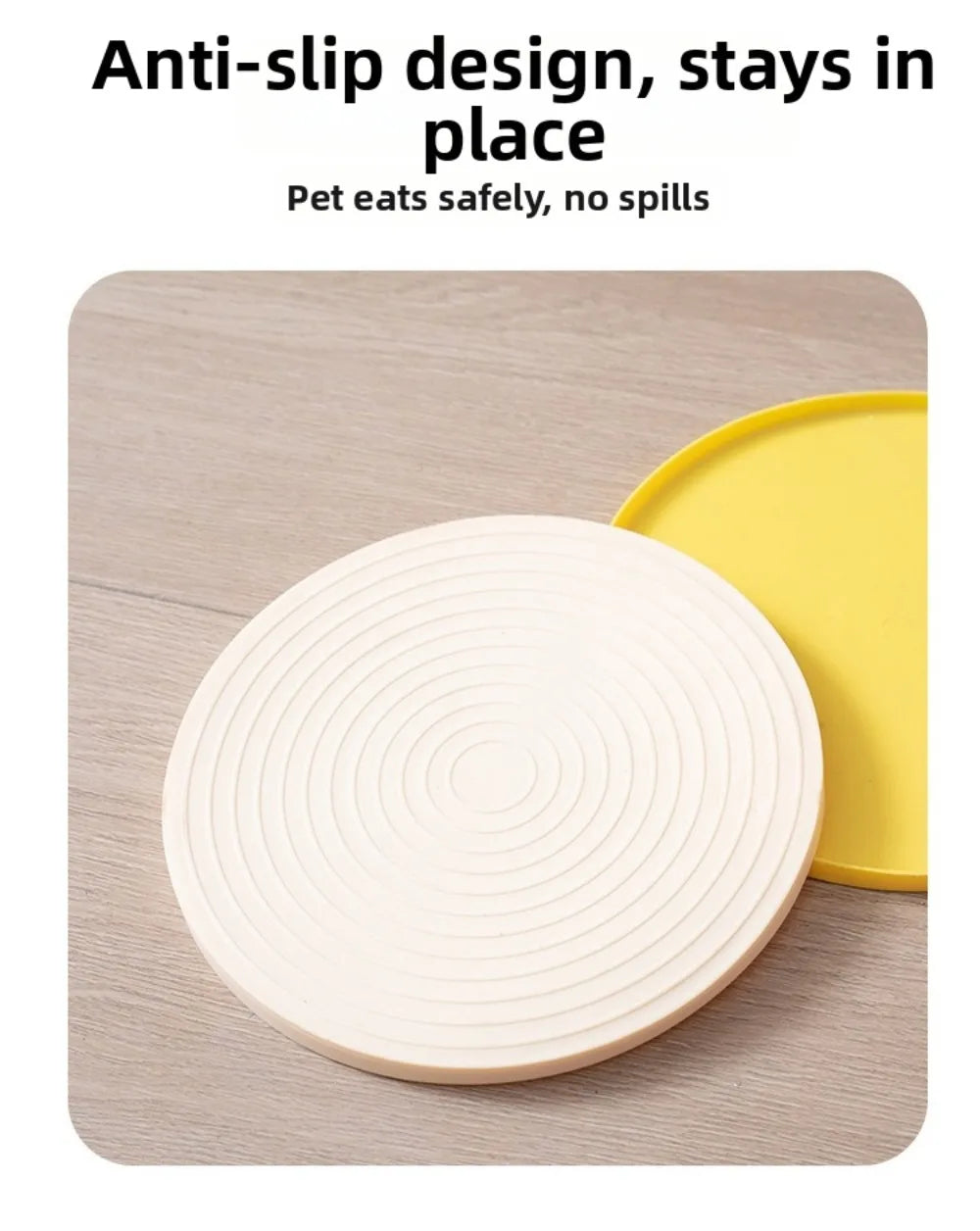Silicone Pet Feeding Mat – Waterproof Non-Slip Placemat