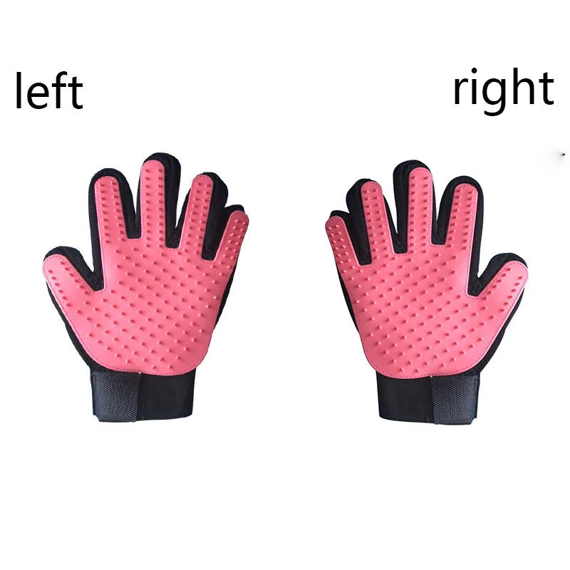 Pet Grooming Glove – Gentle Deshedding Hair Remover – product view 11