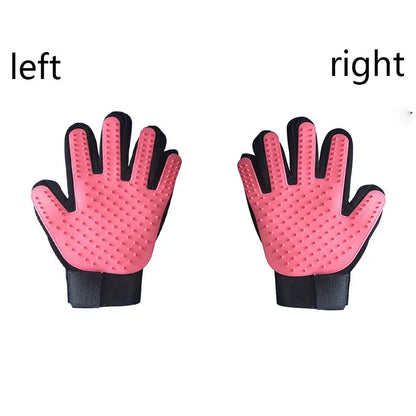 Pet Grooming Glove – Gentle Deshedding Hair Remover – product view 11