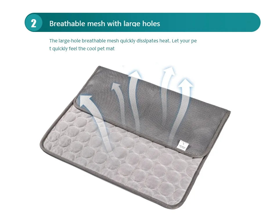 Self-Cooling Pet Mat – Summer Pad for Dogs & Cats – product view 12
