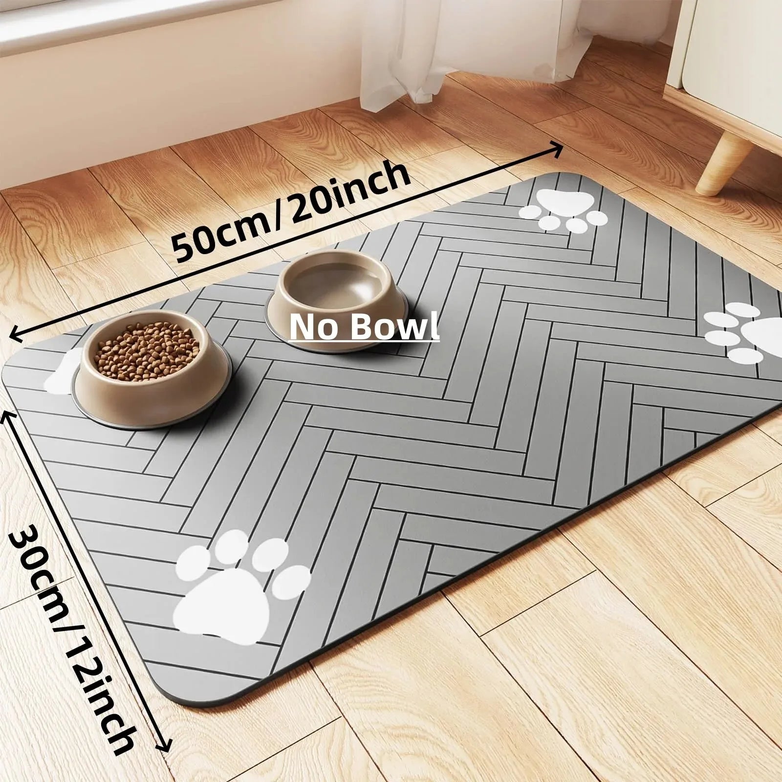 Absorbent Pet Feeding Mat – Quick-Dry Backing – product view 15