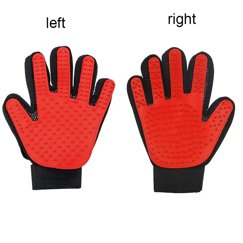 Pet Grooming Glove – Gentle Deshedding Hair Remover – product view 26