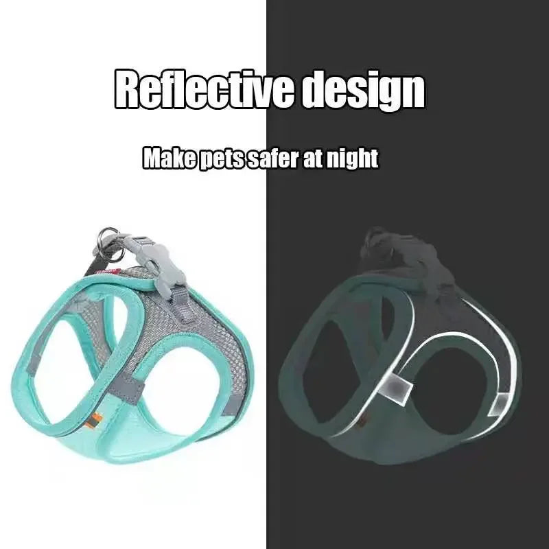 Reflective Step-In Pet Harness – Adjustable Walking Vest – product view 2