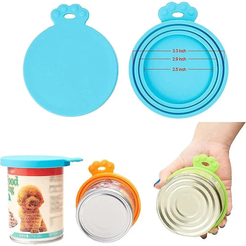 Silicone Pet Food Can Lids – Reusable Covers