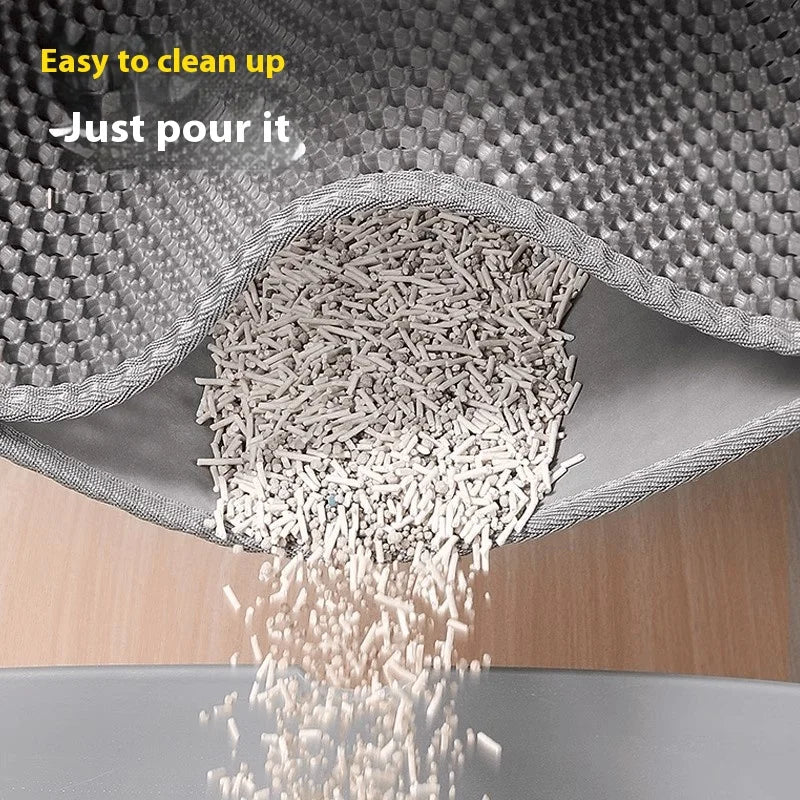Waterproof Cat Litter Mat – Double-Layer Trapping Pad – product view 4