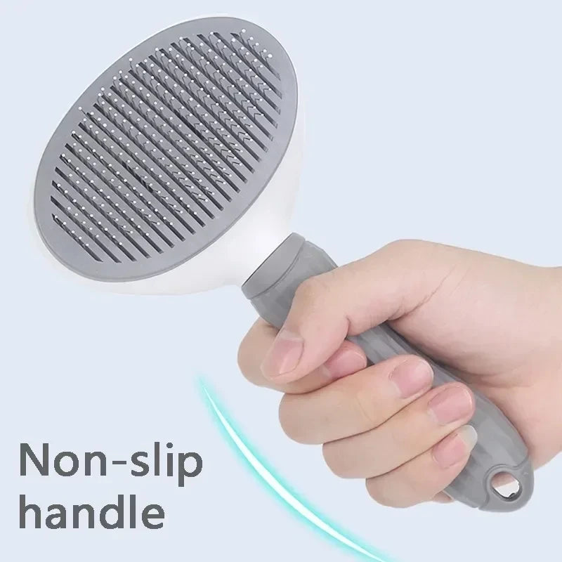 Self-Cleaning Slicker Brush – Dog & Cat Grooming – product view 3