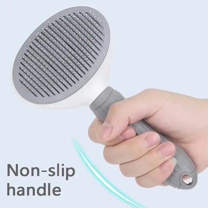 Self-Cleaning Slicker Brush – Dog & Cat Grooming – product view 3