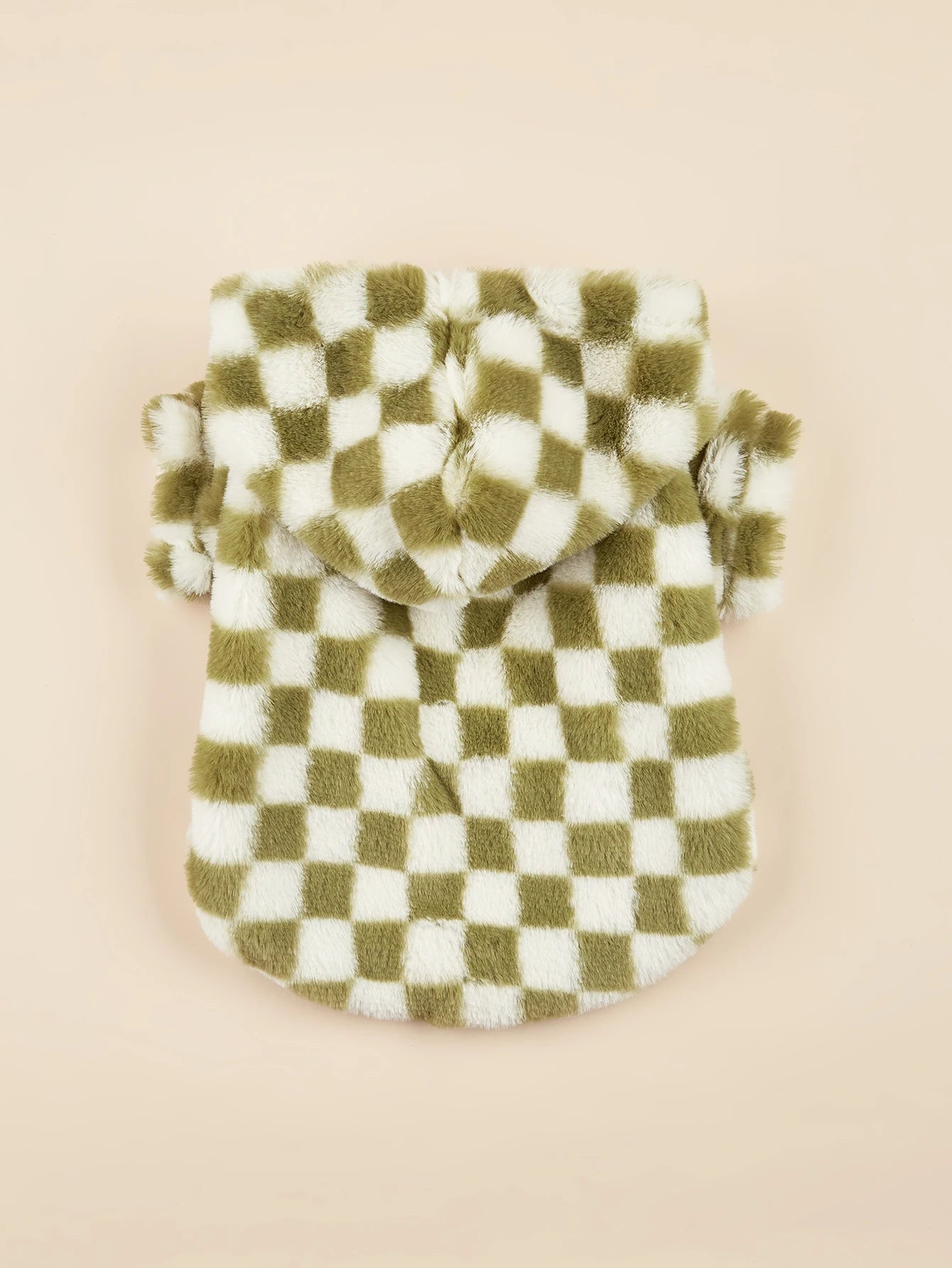 Plaid Fleece Dog Hoodie – Warm Autumn & Winter Coat – product image 6