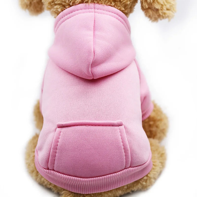 Fleece Dog Hoodie – Warm Winter Pet Coat – product view 10