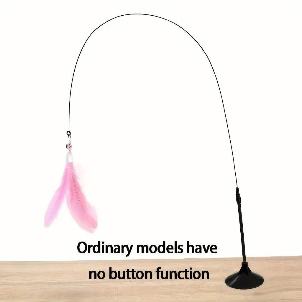 Suction Cup Cat Feather Wand – Interactive Teaser Toy – product image 14