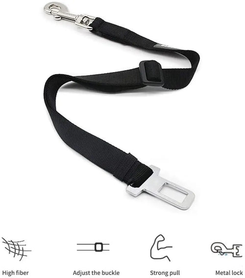 Adjustable Pet Car Seat Belt – Safety Restraint Clip – product view 2