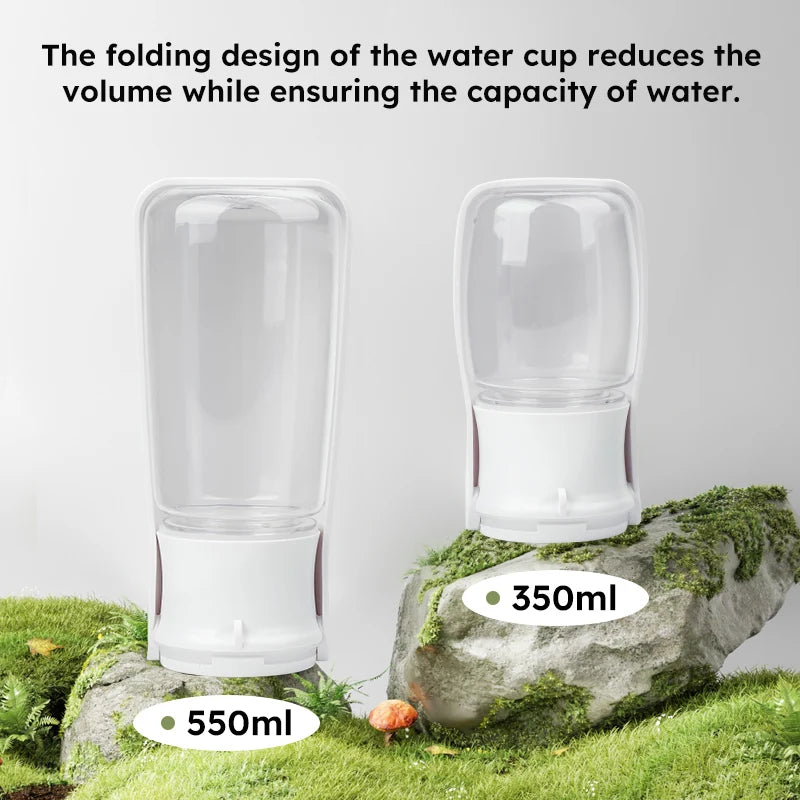 Foldable Dog Water Bottle – 350ml & 550ml Travel Cup – product image 12