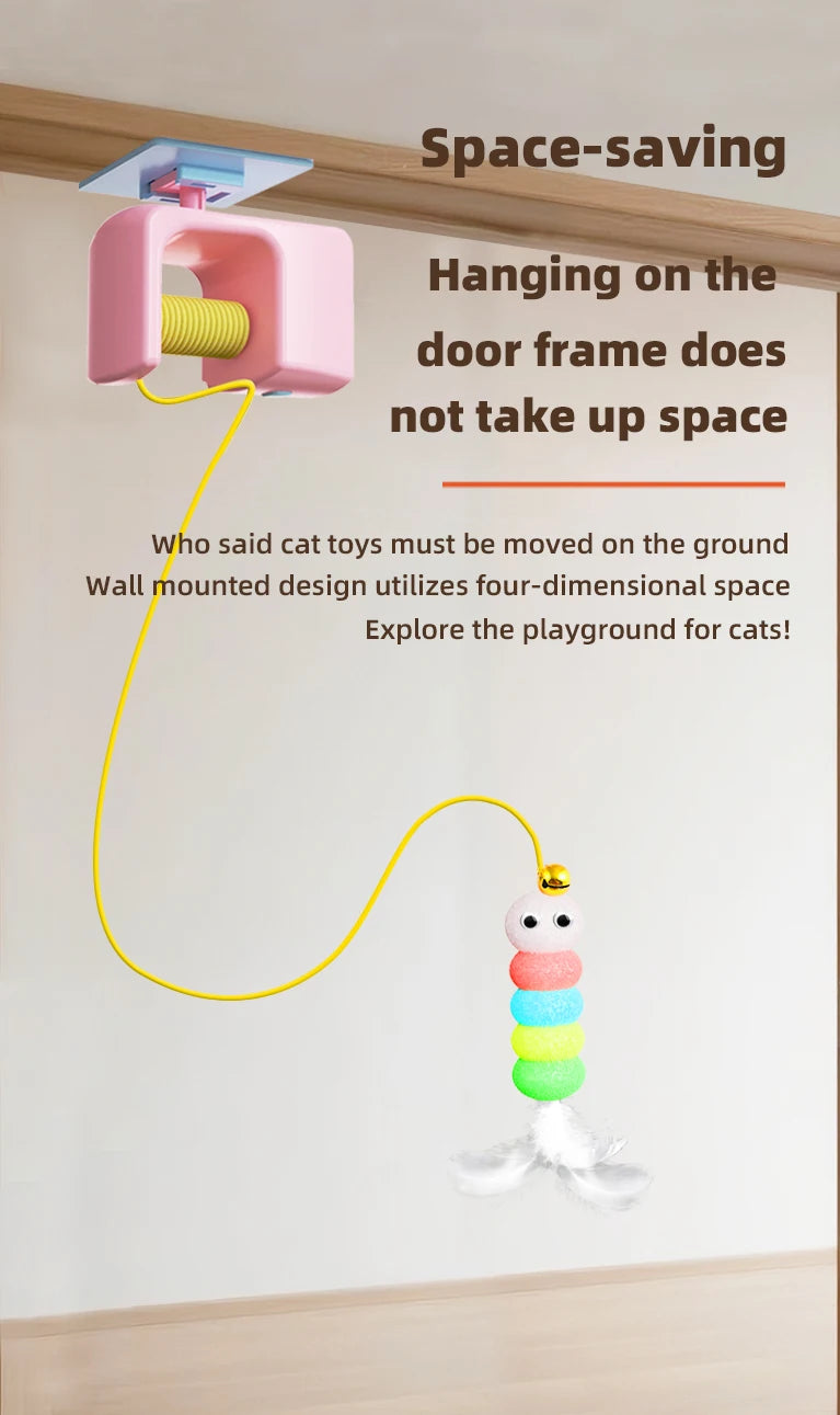 Rechargeable Hanging Bird Cat Toy – Automatic Flying Teaser – product image 8