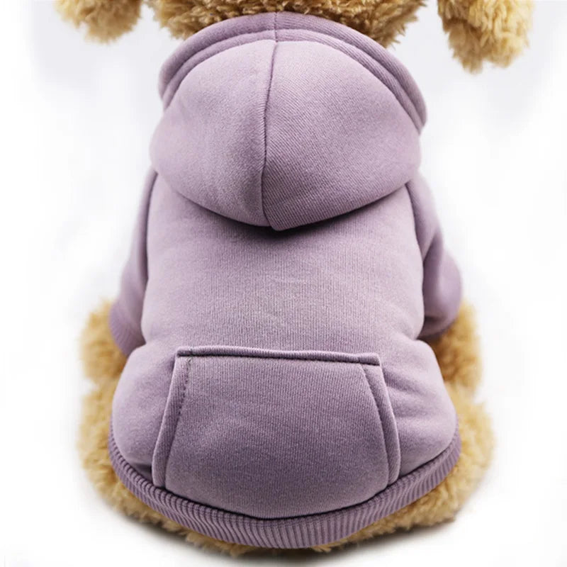 Fleece Dog Hoodie – Warm Winter Pet Coat – product view 9