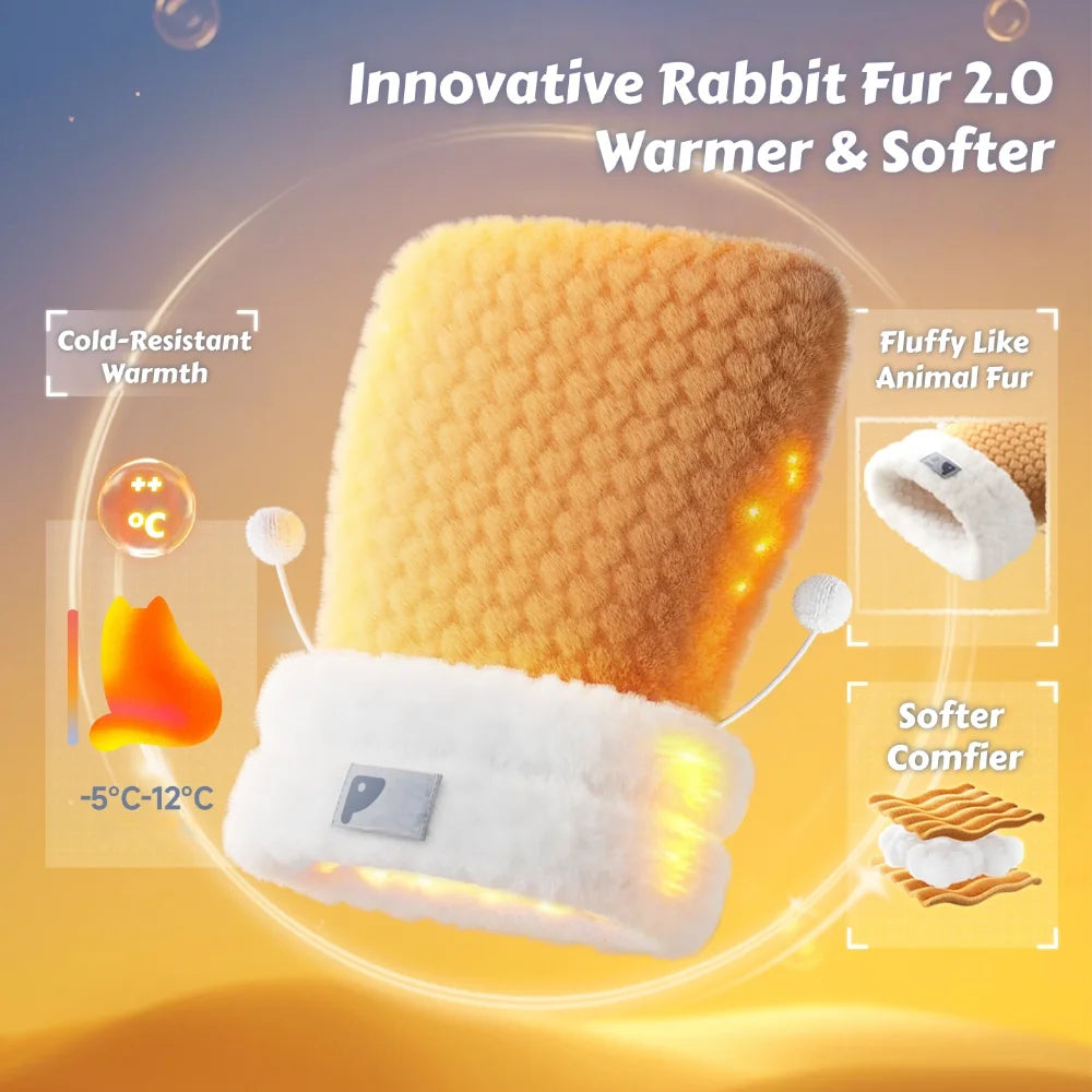 Upgraded Enclosed Cat Bed: Winter Snuggle Sack with Burrow Entry & Security Hood - Bunny-Soft Plush for Anxiety Relief