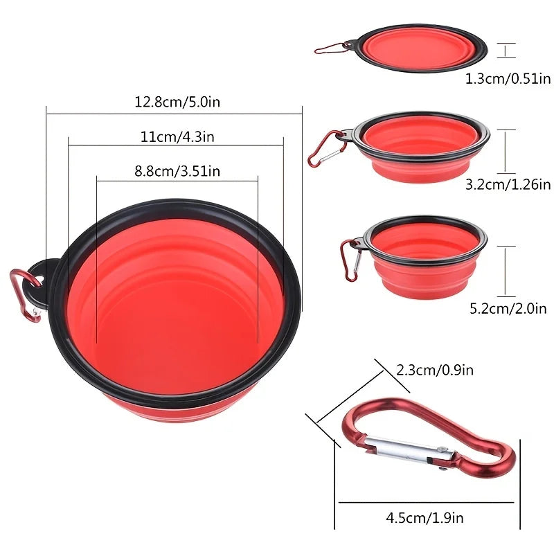 Collapsible Pet Travel Bowl – Portable Food & Water Dish