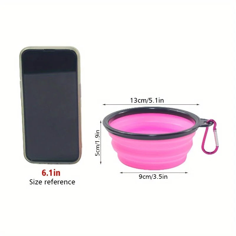 Collapsible Travel Dog Bowl – Portable Food & Water Dish – product view 3