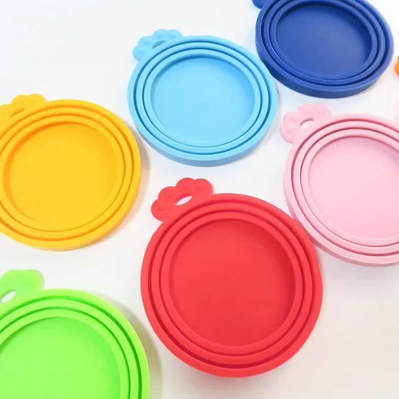 Silicone Pet Food Can Lids – Reusable Covers