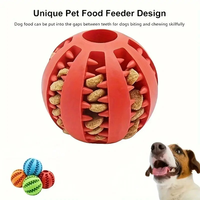 Treat-Dispensing Dog Ball – Chew & Enrichment Toy
