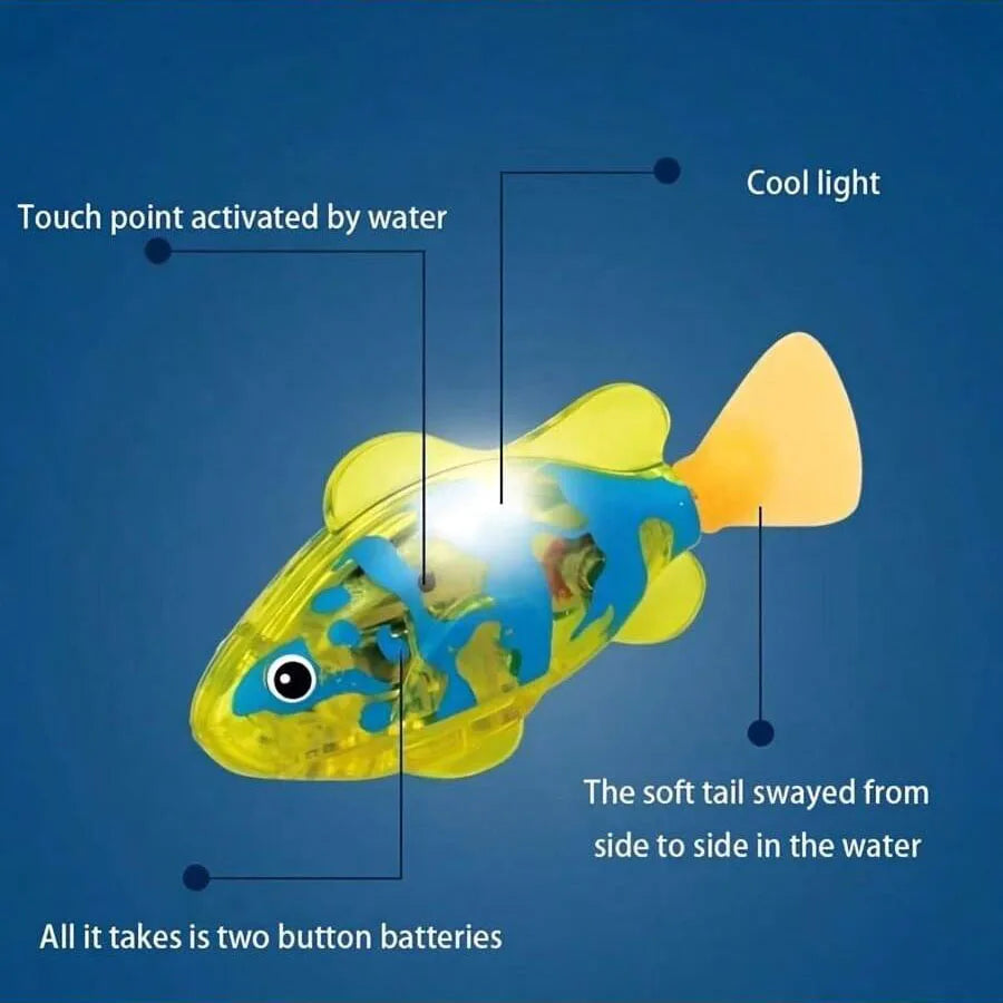 Robotic Swimming Fish Cat Toy – Electric Water Toy – product view 3