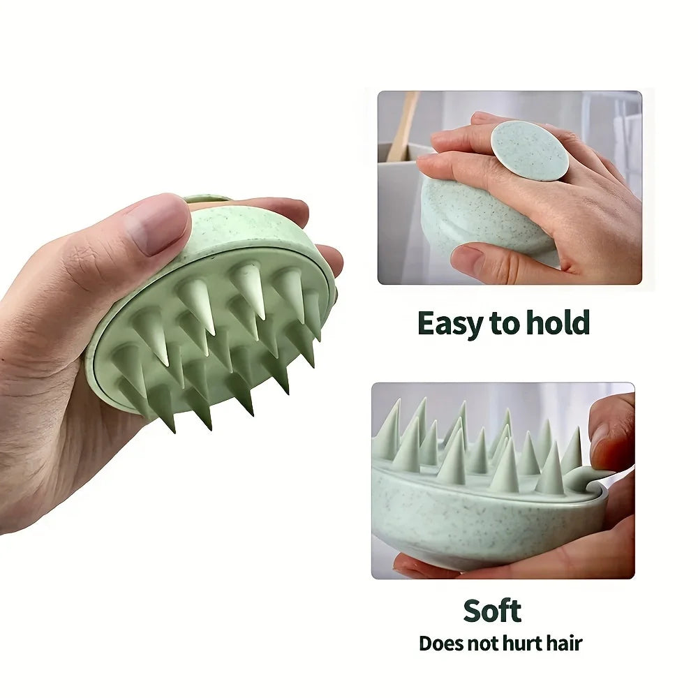 Silicone Pet Shampoo Brush – Bath & Massage Scrubber – product view 5