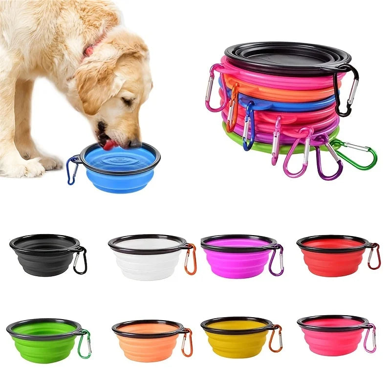 Collapsible Pet Travel Bowl – Portable Food & Water Dish