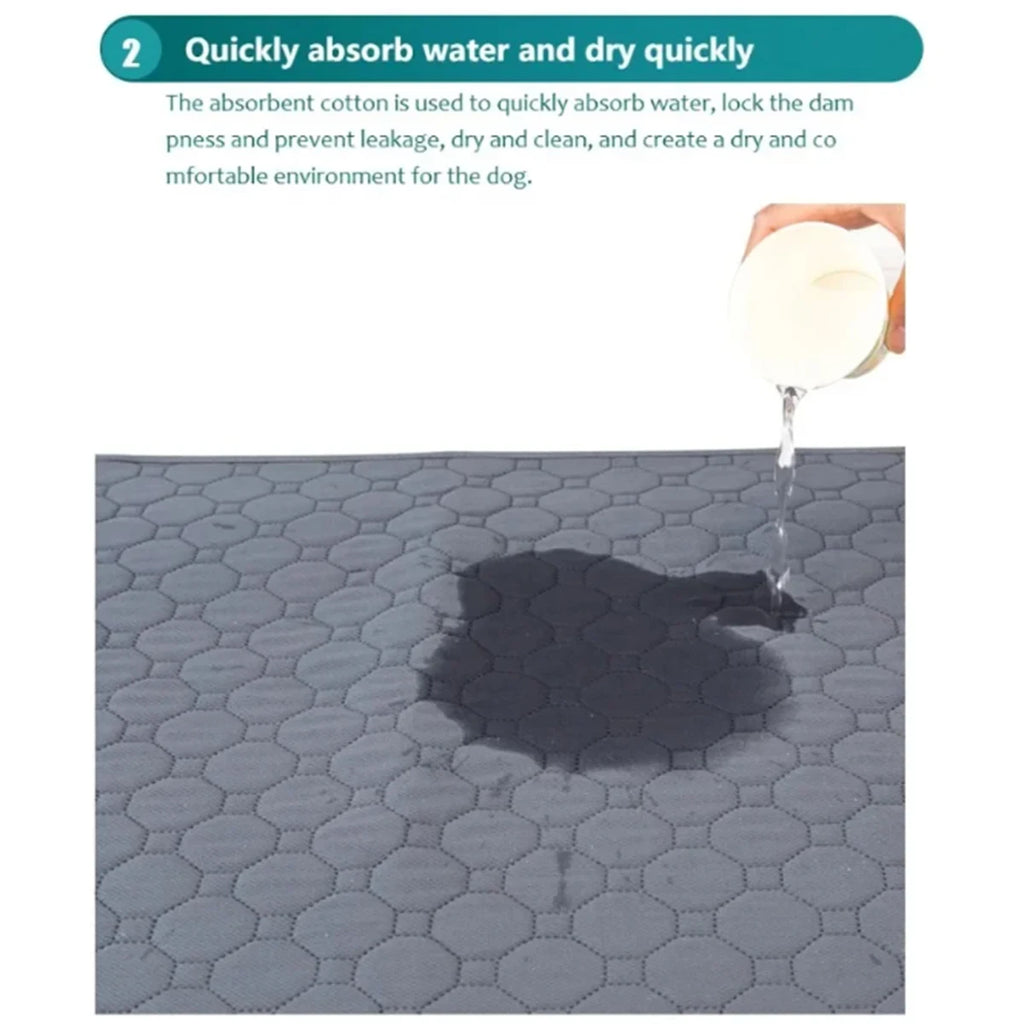Washable Dog Pee Pad – Reusable Waterproof Training Mat
