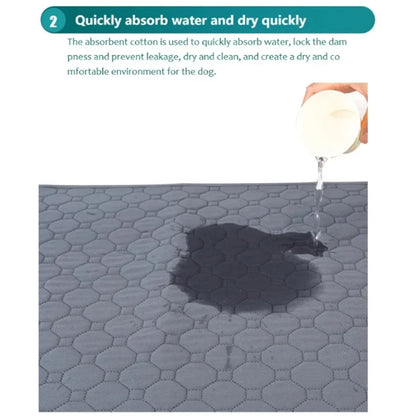Washable Dog Pee Pad – Reusable Waterproof Training Mat – product detail 10