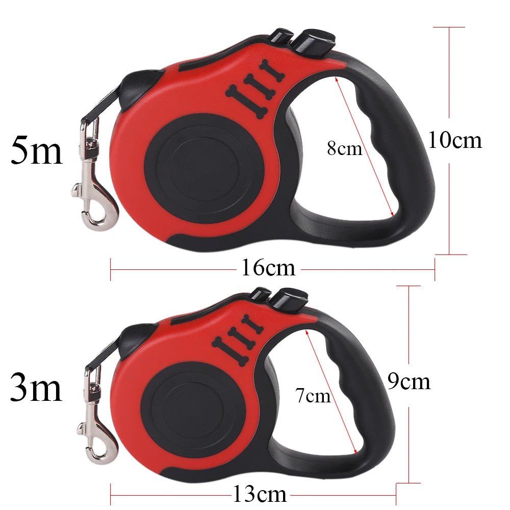 Retractable Dog Leash – 3 m & 5 m Walking Lead – product view 6