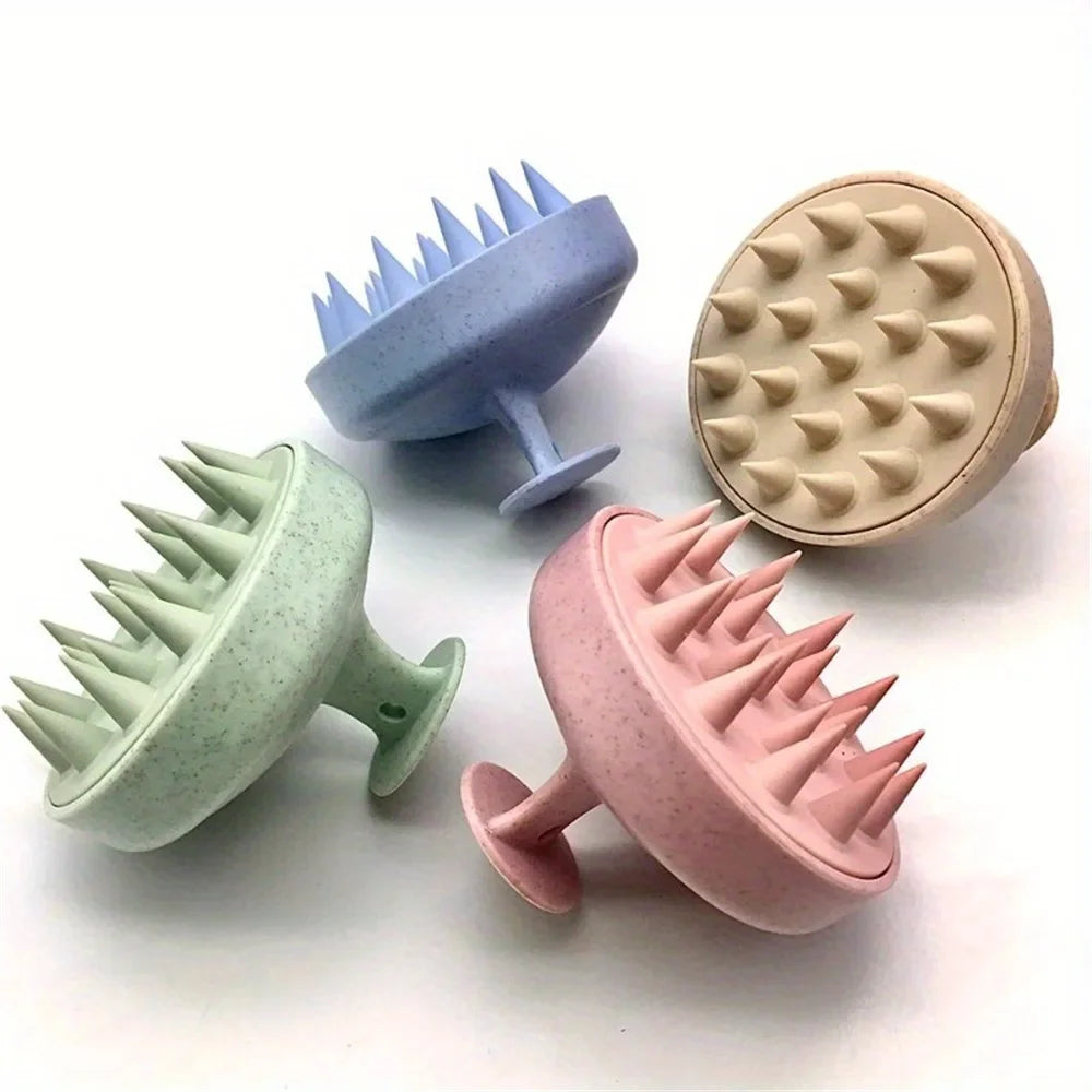 Silicone Pet Shampoo Brush – Bath & Massage Scrubber