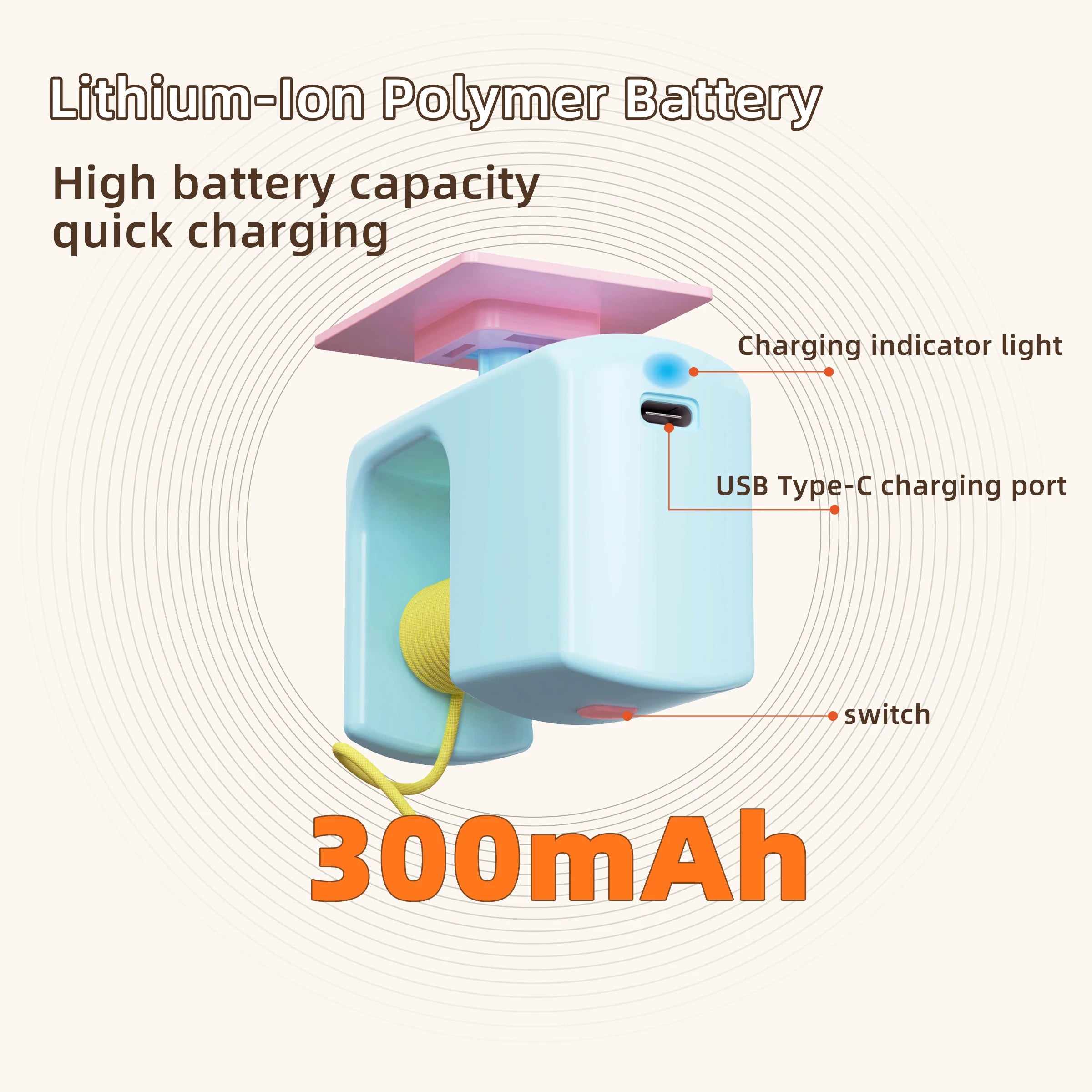 Rechargeable Hanging Bird Cat Toy – Automatic Flying Teaser – product image 4