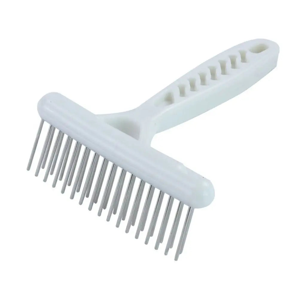 Wooden Undercoat Rake – Long-Hair Pet Grooming Comb