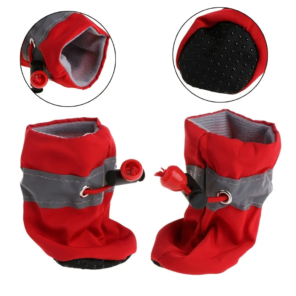 Waterproof Dog Rain Boots – 4-Piece Paw Protection Set – product image 5