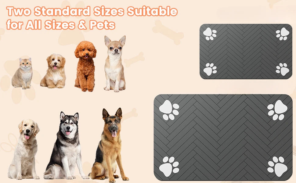 Absorbent Pet Feeding Mat – Quick-Dry Backing – product view 8