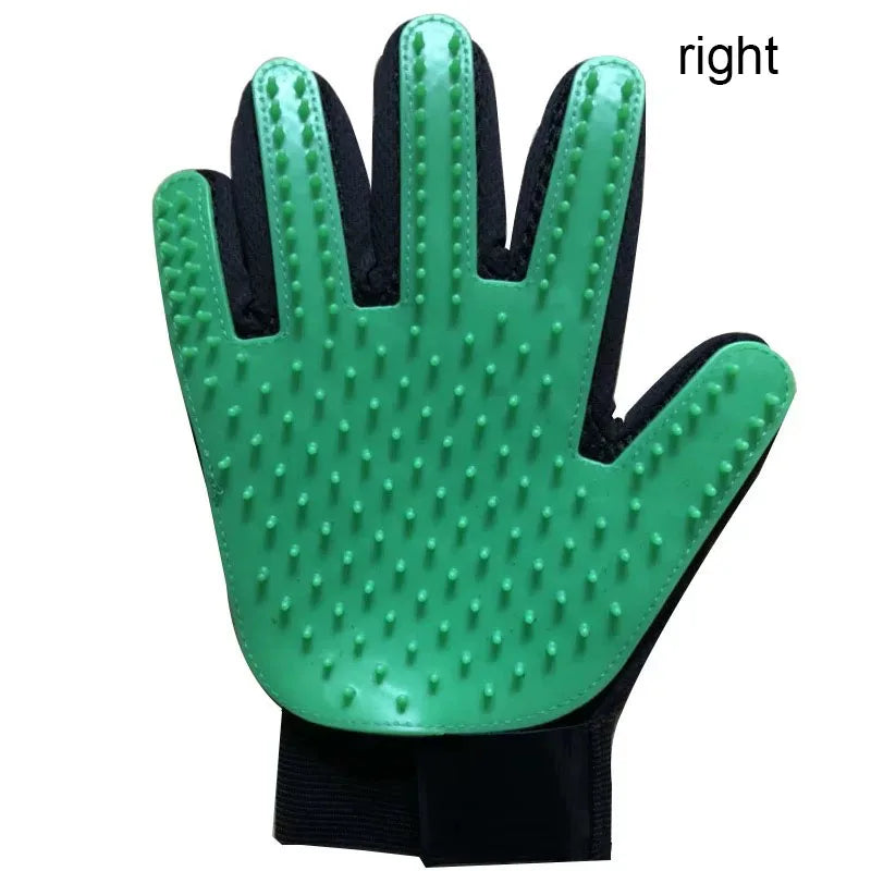 Pet Grooming Glove – Gentle Deshedding Hair Remover – product view 14