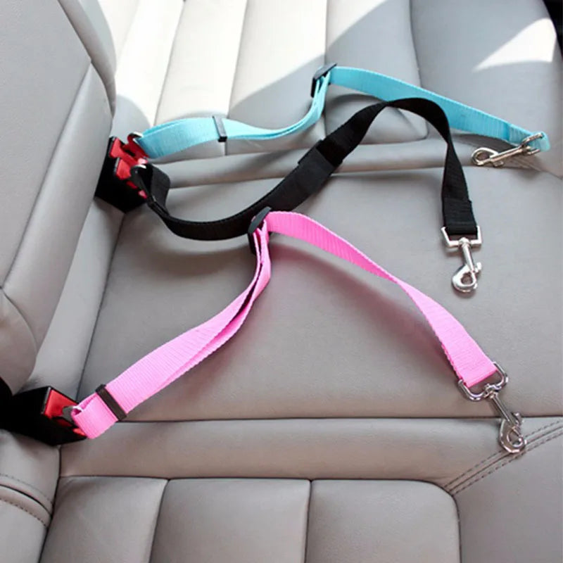 Adjustable Pet Car Seat Belt – Safety Restraint Clip