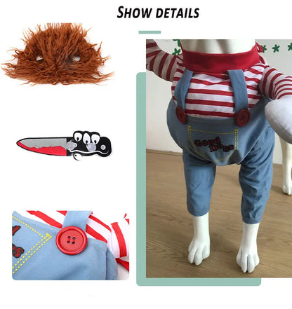 Adjustable Killer Doll Dog Costume – Halloween Cosplay – product detail 8