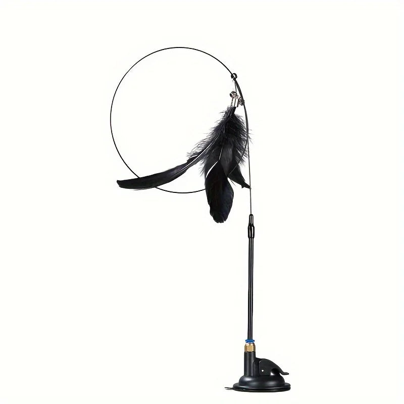 Suction Cup Cat Feather Wand – Interactive Teaser Toy – product image 8