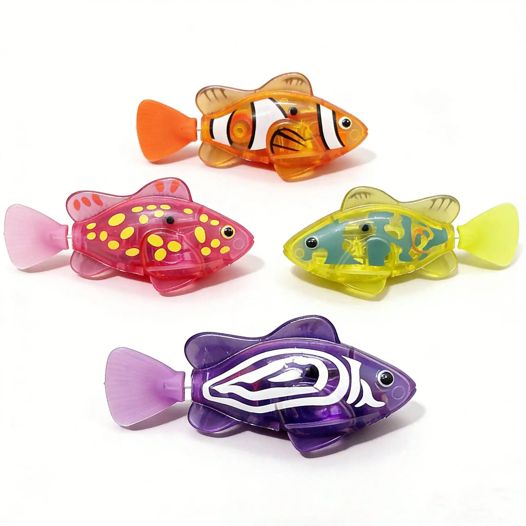Robotic Swimming Fish Cat Toy – Electric Water Toy – product view 9