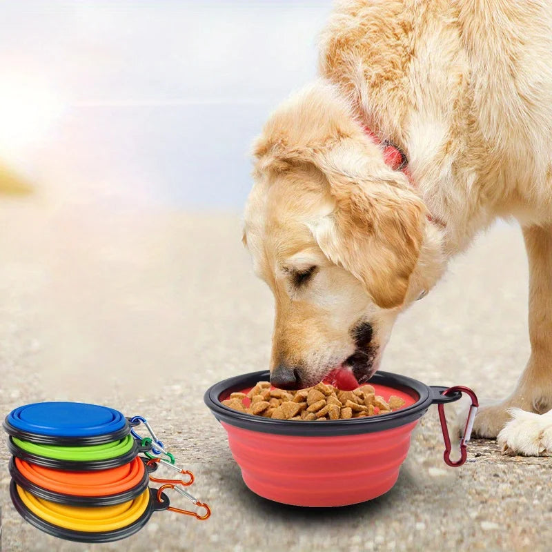 Collapsible Travel Dog Bowl – Portable Food & Water Dish – product view 2