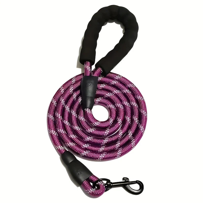 Reflective Rope Dog Leash – Padded Handle – product view 28