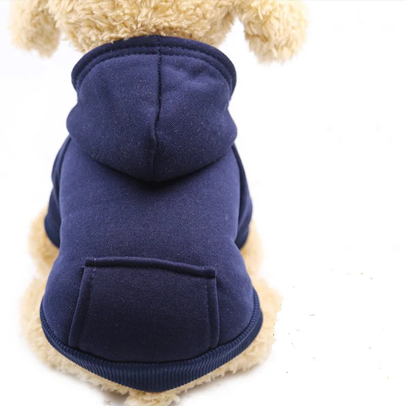Fleece Dog Hoodie – Warm Winter Pet Coat – product view 2