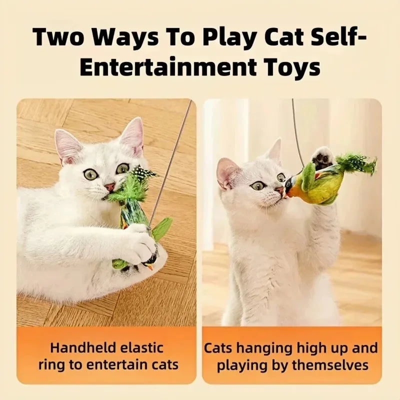 Sound Bird Cat Toy – Elastic Rope Hunting Toy – product image 13
