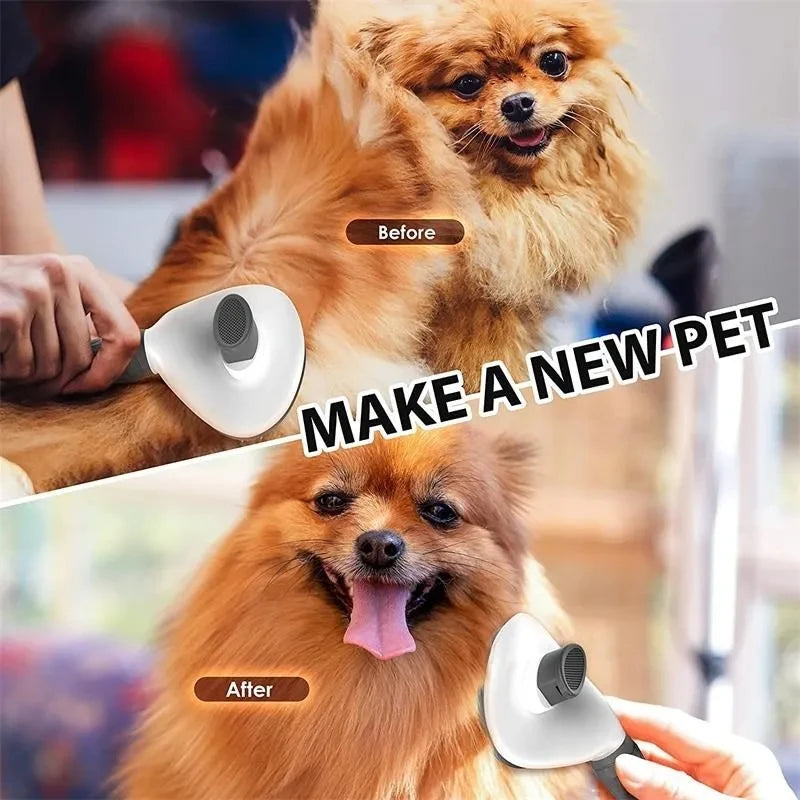 Self-Cleaning Slicker Brush – Dog & Cat Grooming – product view 12