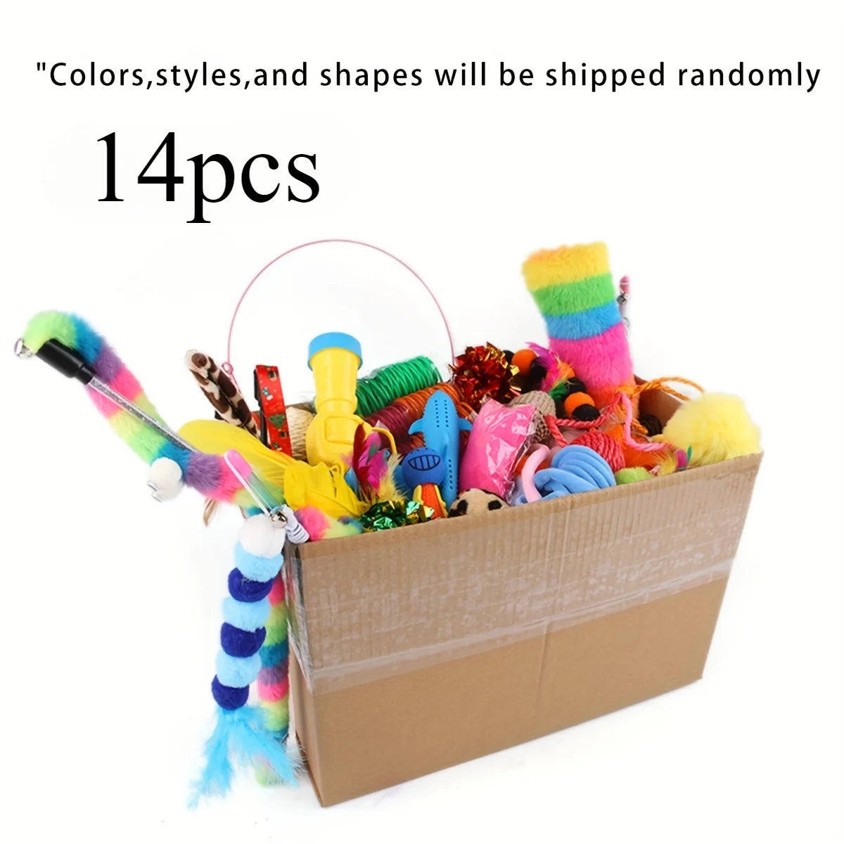 Cat Toy Variety Pack – 14, 28 or 56 Pieces – product view 4