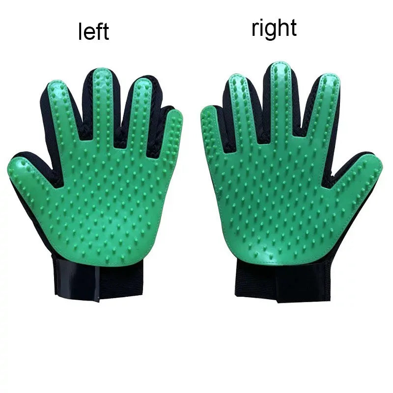 Pet Grooming Glove – Gentle Deshedding Hair Remover – product view 12