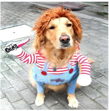Adjustable Killer Doll Dog Costume – Halloween Cosplay – product detail 2